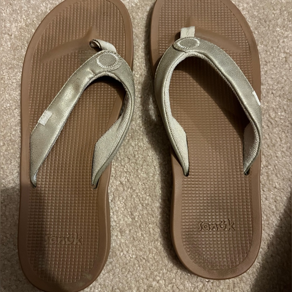 Sanuk Tan and Cream Sandals
The YOGA may sandal